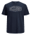 Jack & Jones Preston Crew Neck T-Shirt Navy - T-shirts - T-shirts Homem Tamanhos Grandes