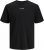 Jack & Jones JCOEDITION BERLIN T-Shirt Black - T-shirts - T-shirts Homem Tamanhos Grandes