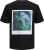 Jack & Jones JCOEDITION BERLIN T-Shirt Black - T-shirts - T-shirts Homem Tamanhos Grandes