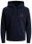 Jack & Jones JJESHARK SWEAT Hoodie Navy - Sweatshirts & hoodies - Sweatshirt & Camisolas com Capuz tamanhos grandes
