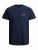 Jack & Jones JJESHARK TEE Navy - T-shirts - T-shirts Homem Tamanhos Grandes