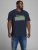 Jack & Jones JCOBOOSTER TEE Navy - T-shirts - T-shirts Homem Tamanhos Grandes