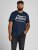 Jack & Jones JPRBLUBOOSTER TEE Navy - T-shirts - T-shirts Homem Tamanhos Grandes
