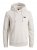 Jack & Jones JCOKING SWEAT HOOD Light Gray - Sweatshirts & hoodies - Sweatshirt & Camisolas com Capuz tamanhos grandes