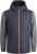 Jack & Jones MULTI QUILTED SET-IN Sleeves Jacket Grey Melange - Casacos - Casacos Homem Tamanhos Grandes