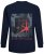 Jack & Jones JCOFILO Crew Neck Sweater with Back Print Navy Blazer - Sweatshirts & hoodies - Sweatshirt & Camisolas com Capuz tamanhos grandes