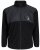 Jack & Jones JCOFILO POLARFLEECE with Zipper Black - Sweatshirts & hoodies - Sweatshirt & Camisolas com Capuz tamanhos grandes