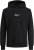 Jack & Jones ESTERBRO Hoodie Black - Sweatshirts & hoodies - Sweatshirt & Camisolas com Capuz tamanhos grandes