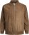 Jack & Jones ROCKY Faux Suede Bomber Jacket Brown - Casacos - Casacos Homem Tamanhos Grandes