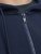 Jack & Jones BRADLEY Zip Hoodie Navy Blazer - Sweatshirts & hoodies - Sweatshirt & Camisolas com Capuz tamanhos grandes
