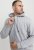 Jack & Jones BRADLEY Zip Hoodie Light Grey Melange - Sweatshirts & hoodies - Sweatshirt & Camisolas com Capuz tamanhos grandes