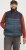 Jack & Jones SPRINT Black Blocking BODYWARMER With Collar Dark Turquoise - Casacos - Casacos Homem Tamanhos Grandes