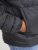 Jack & Jones SPRINT Quilted Collar Jacket Black - Casacos - Casacos Homem Tamanhos Grandes