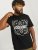 Jack & Jones JJPAISLEY T-Shirt Black - T-shirts - T-shirts Homem Tamanhos Grandes