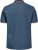 Jack & Jones PAULOS Short Sleeve Polo Denim Blue/PS - Pólos - Pólos Tamanhos Grandes Homem