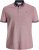 Jack & Jones PAULOS Short Sleeve Polo Rio Red/PS - Pólos - Pólos Tamanhos Grandes Homem