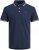 Jack & Jones PAULOS Short Sleeve Polo Navy Blazer - Pólos - Pólos Tamanhos Grandes Homem