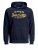 Jack & Jones Elogo Sweat Hood Navy Blazer - Sweatshirts & hoodies - Sweatshirt & Camisolas com Capuz tamanhos grandes