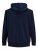 Jack & Jones Basic Sweat Zip Hood Navy Blazer - Sweatshirts & hoodies - Sweatshirt & Camisolas com Capuz tamanhos grandes