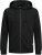 Jack & Jones Basic Sweat Zip Hood Black - Sweatshirts & hoodies - Sweatshirt & Camisolas com Capuz tamanhos grandes
