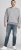 Jack & Jones Basic Sweatshirt Light Grey Melange - Sweatshirts & hoodies - Sweatshirt & Camisolas com Capuz tamanhos grandes
