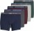 Jack & Jones OLIVER Trunks 5-Pack Dark Grey Melange - Roupa Interior & natação - Roupa interior Homem Tamanhos Grandes
