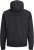 Jack & Jones RUSH SOLID Bomber Jacket with Hood Black - Casacos - Casacos Homem Tamanhos Grandes