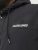 Jack & Jones RUSH SOLID Bomber Jacket with Hood Black - Casacos - Casacos Homem Tamanhos Grandes