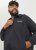 Jack & Jones RUSH SOLID Bomber Jacket with Hood Black - Casacos - Casacos Homem Tamanhos Grandes
