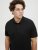 Jack & Jones AUSTIN CLASSIC Polo Black - Pólos - Pólos Tamanhos Grandes Homem