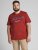 Jack & Jones JJELOGO TEE Red - T-shirts - T-shirts Homem Tamanhos Grandes