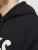 Jack & Jones CORP LOGO Large Print Hoodie Black - Sweatshirts & hoodies - Sweatshirt & Camisolas com Capuz tamanhos grandes