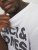 Jack & Jones CORP Logo T-Shirt White w Large Black Print - T-shirts - T-shirts Homem Tamanhos Grandes