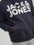 Jack & Jones CORP LOGO Large Print Hoodie Navy Blazer - Sweatshirts & hoodies - Sweatshirt & Camisolas com Capuz tamanhos grandes
