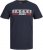 Jack & Jones CORP Logo T-Shirt Navy/PLAY 4 - T-shirts - T-shirts Homem Tamanhos Grandes