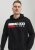 Jack & Jones CORP LOGO PLAY 4 Print Hoodie Black - Sweatshirts & hoodies - Sweatshirt & Camisolas com Capuz tamanhos grandes