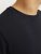 Jack & Jones CORP Logo T-Shirt Black w Small Black Print - T-shirts - T-shirts Homem Tamanhos Grandes