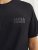 Jack & Jones CORP Logo T-Shirt Black w Small Black Print - T-shirts - T-shirts Homem Tamanhos Grandes