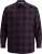 Jack & Jones Gingham L/S Shirt Dark Red - Camisas - Camisas Homem Tamanhos Grandes