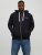 Jack & Jones JJSTAMP ZIP Hoodie Black - Sweatshirts & hoodies - Sweatshirt & Camisolas com Capuz tamanhos grandes