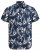Jack & Jones JORCRAYON AOP Shirt Navy - Camisas - Camisas Homem Tamanhos Grandes
