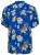 Jack & Jones JORLUKE FLORES Resort Shirt Nautical Blue - Camisas - Camisas Homem Tamanhos Grandes
