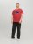 Jack & Jones JORJOSHUA T-shirt Red - T-shirts - T-shirts Homem Tamanhos Grandes