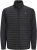 Jack & Jones MULTI SET-IN Sleeves Quilted Jacket With Collar Black - Casacos - Casacos Homem Tamanhos Grandes