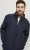 Jack & Jones MULTI SET-IN Sleeves Quilted Jacket With Collar Navy Blazer - Casacos - Casacos Homem Tamanhos Grandes