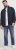 Jack & Jones MULTI SET-IN Sleeves Quilted Jacket With Collar Navy Blazer - Casacos - Casacos Homem Tamanhos Grandes