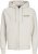 Jack & Jones ESTERBRO Zip Hoodie Light Grey - Sweatshirts & hoodies - Sweatshirt & Camisolas com Capuz tamanhos grandes
