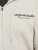Jack & Jones ESTERBRO Zip Hoodie Light Grey - Sweatshirts & hoodies - Sweatshirt & Camisolas com Capuz tamanhos grandes