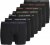 Jack & Jones BASIC Trunks 7-Pack Black - Roupa Interior & natação - Roupa interior Homem Tamanhos Grandes