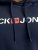 Jack & Jones CORP OLD LOGO REG FIT Hoodie Navy Blazer - Sweatshirts & hoodies - Sweatshirt & Camisolas com Capuz tamanhos grandes